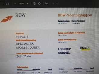 Opel Astra SPORTS TOURER 1.4 Turbo Edition  120pk Navigatie [ schadevrij  2011 picture 18