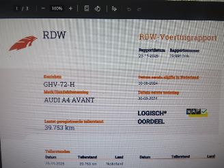 Audi A4 Avant 3.5  2.0 TFSI  150PK  Automaat 39.000km nap Electrich / Benzine Euro 6 S- Edition leer camera 2024 picture 4