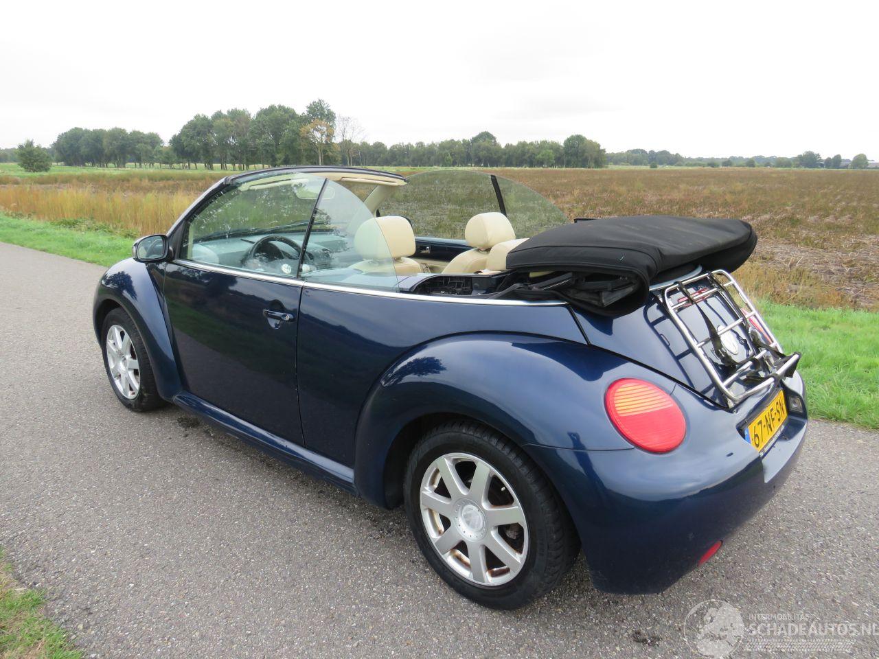 Volkswagen Beetle 2.0 116pk New Beetle Cabriolet Leer Stoelverwarming parkeerschade