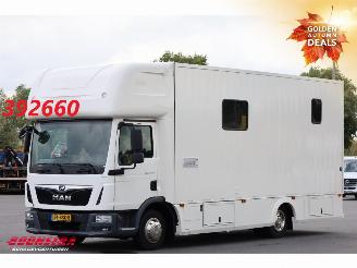 danneggiata veicoli industriali MAN TGL 8.190 Robrise Horsetruck + Camper Camera 61.047 KM! 2019/3