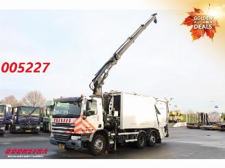 krockskadad bil vrachtwagen DAF  Faun Variopress II Hiab 211 BW-3 HiPro Kran Müllwagen 2014/3