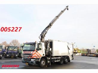 dañado camiones DAF  Faun Variopress II Hiab 211 BW-3 HiPro Kran Müllwagen 2014/3