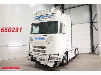 krockskadad bil vrachtwagen Scania S S530 6X2 Full Air ACC Retarder Leder . 2022/2
