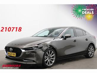 uszkodzony samochody osobowe Mazda 3 2.0 e-SkyActiv-X M Hybrid 186 Luxury LED ACC Bose HUD Memory LRHZ 2022/2