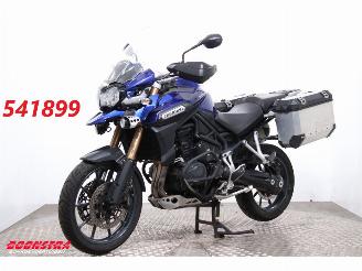 skadebil motor Triumph Tiger 1200 Explorer ABS 1215 Cruise 2X Koffer 2014/5