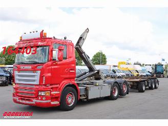 dañado camiones Scania R R480 Joab + Kelberg 6X2 Anhänger Euro 4 2007/4