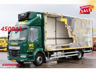 skadebil vrachtwagen DAF LF 210 FA LBW Carrier Transicold 2xCompartments 313.910 km! 2016/2