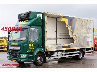 Vaurioauto  trucks DAF LF 210 FA LBW Carrier Transicold 2xCompartments 313.910 km! 2016/2