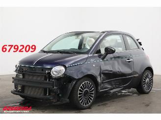 krockskadad bil auto Fiat 500C 0.9 TwinAir Turbo Riva Leder Beats Navi Clima PDC 47.497km! 2016/11