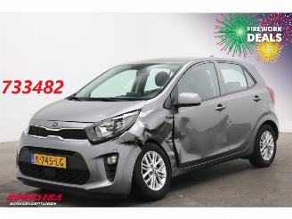 damaged passenger cars Kia Picanto 1.0 DPi DynamicLine Airco Cruise Camera 31.547 km! 2021/1