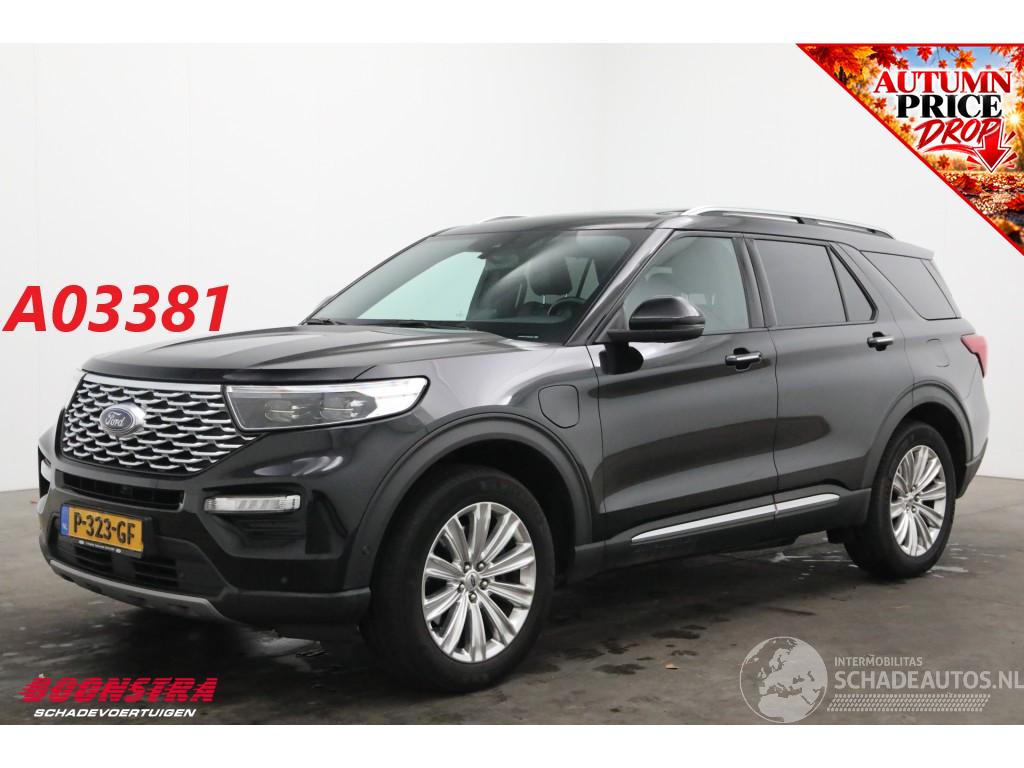 Ford Explorer 3.0 V6 EcoBoost PHEV Platinum Pano LED ACC B&O Massage Memory 360°