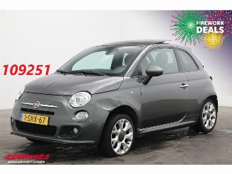 Schadeauto Fiat 500 S 0.9 TwinAir Aut. Sport Schuifdak Leder Clima Camera 142.002 km! 2013/12