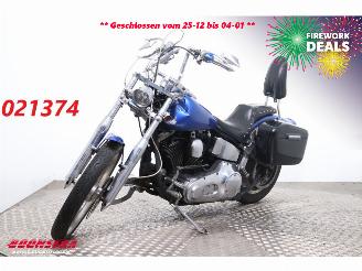 krockskadad bil motor Harley-Davidson FXSTC Softail Custom 1997/1