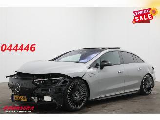 krockskadad bil auto Mercedes EQE AMG 53 4MATIC+ 90 kWh Pano 360° HUD AR Burmester 830 km!! 2025/6