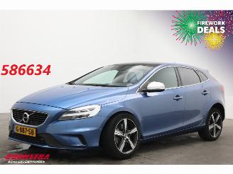 krockskadad bil auto Volvo V-40 1.5 T3 Aut. R-Design LED H/K Leder Navi Clima Cruise Camera SHZ PDC AHK 2019/11