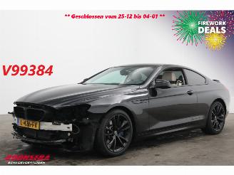 uszkodzony samochody osobowe BMW 6-serie 650i Leder Memory Navi Clima Cruise SHZ PDC 138.928 km! 2012/11