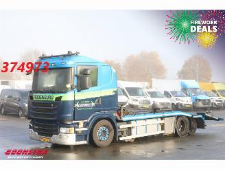 damaged trucks Scania R 450 Full Air 6X2 Winde Autotransporter Euro 6 2015/5