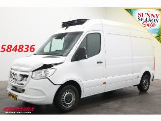 krockskadad bil bedrijf Mercedes Sprinter 315 CDI 9G-Tronic L2-H1 Kuhler Carrier Leder Navi Airco Cruise Camera 2023/8