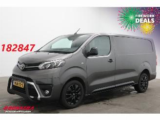 krockskadad bil bedrijf Toyota Proace 2.0 D-4D Aut. 177 PK Black Line Long Leder Navi Clima Cruise PDC AHK 2020/8