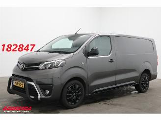 krockskadad bil bedrijf Toyota Proace 2.0 D-4D Aut. 177 PK Black Line Long Leder Navi Clima Cruise PDC AHK 2020/8