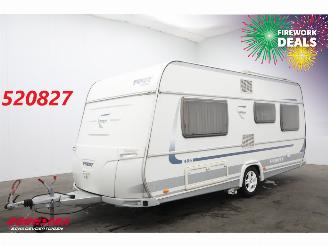 krockskadad bil caravan Fendt  Bianco 465 Mover Luifel Fietsendrager Frans Bed Rondzit TV 2012/2