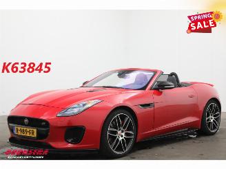 krockskadad bil auto Jaguar F-type 2.0T Chequered Flag Meridian Memory Leder LED Apple Camera LRHZ SHZ 2019/7