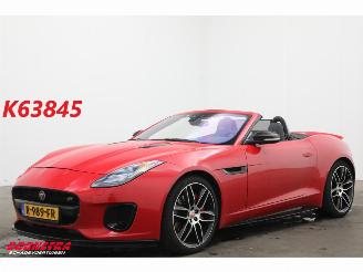 Damaged car Jaguar F-type 2.0T Chequered Flag Meridian Memory Leder LED Apple Camera LRHZ SHZ 2019/7