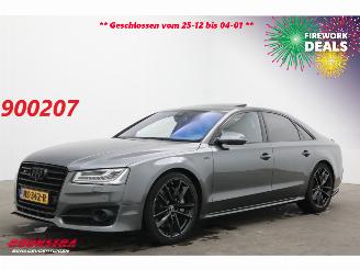 Schadeauto Audi S8 4.0 TFSI Plus Quattro Ceramic Solar B&O Massage Carbon 360° AHK 2016/9