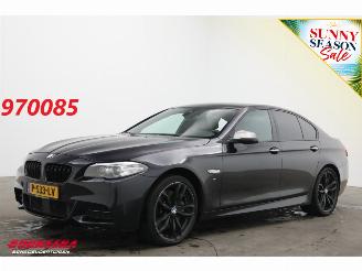 krockskadad bil auto BMW 5-serie M550xd Diebstahlschaden Schuifdak Memory ACC H/K Leder Camera SHZ 2015/9