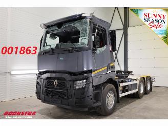 danneggiata veicoli industriali Renault  480 ACC 2X PTO Hydrauliek AJK Kip / Schiebe 6X4 144.786 km! 2023/4