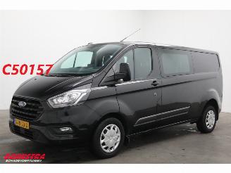 krockskadad bil bedrijf Ford Transit Custom 2.0 TDCI 130 PK Aut. L2-H1 DoKa 6-Pers. Navi Airco Cruise PDC 2023/4