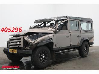damaged commercial vehicles Landrover Defender 2.4 TD HT 110" E 4WD 6-Pers Leder Airco AHK 2011/8
