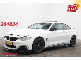 krockskadad bil auto BMW 4-serie Coupé 420i Aut. M-Sport Schuifdak BiXenon Navi Clima Cruise SHZ 175.242 km! 2015/6