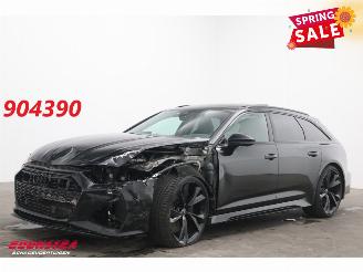 skadebil auto Audi Rs6 Avant 4.0 TFSI Quattro Dynamic Pano HUD 360° AHK B&O Memory 2023/7