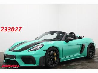 skadebil auto Porsche 718 Spyder RS Weissach PCCB Chrono Lift PTS 227 Lightergreen 2024/3