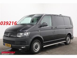 krockskadad bil bedrijf Volkswagen Transporter 2.0 TDI 150 PK DSG Marge Hondenvervoer Hundetransport 2X Schuifdeur Navi Airco Cruise PDC AHK 2017/2