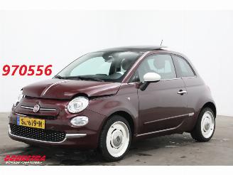 Unfallwagen Fiat 500 1.2 Lounge Schuifdak Leder Navi Clima Cruise PDC 64.483 km! 2018/4