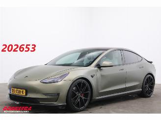 skadebil auto Tesla Model 3 Long Range AWD 75 kWh Novitec Leder Pano ACC Camera 2019/3