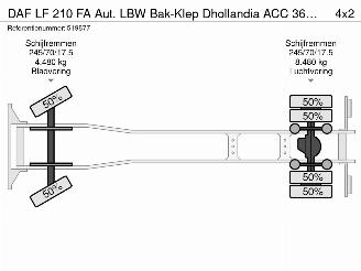 DAF LF 210 FA Aut. LBW Bak-Klep Dhollandia ACC 368.328 km! picture 45