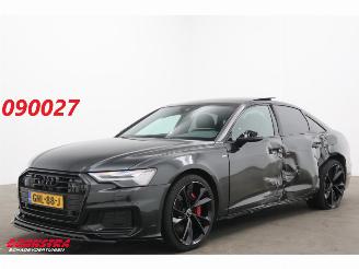 Damaged car Audi A6 Limousine 55 TFSI e Quattro S-Line Schuifdak LED ACC Memory Camera AHK 2020/6