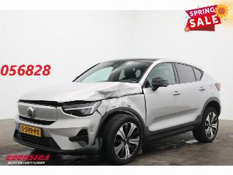 krockskadad bil auto Volvo C-40 Recharge Plus 69 kWh Pano LED ACC Camera LRHZ AHK 2023/3