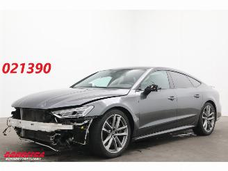 krockskadad bil auto Audi S7 3.0 TDI 345 PK Quattro LED ACC Leder Memory Camera SHZ 39.768 km! 2024/7