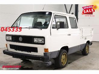 bruktbiler bedrijf Volkswagen Transporter T3 1.7 D Pritsche DoKa 6-Pers AHK 1990/8