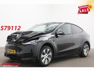 krockskadad bil auto Tesla Model Y RWD 58 kWh Pano LED ACC Leder SHZ AHK 2022/12