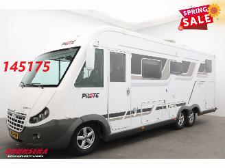 skadebil camper Pilote  Explorateur G782 3.0 MJ Diamond Ed. Solar Garage Luifel Single Beds Hefbed Camera AHK 2012/5
