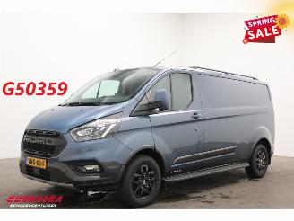 krockskadad bil bedrijf Ford Transit Custom 2.0 TDCI L2-H1 Trail Leder Navi Airco Cruise Camera SHZ PDC AHK 2021/11