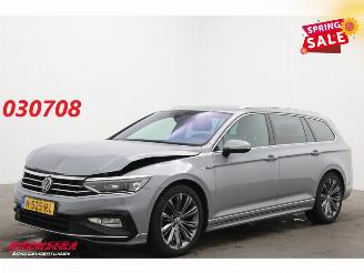 krockskadad bil auto Volkswagen Passat Variant 1.5 TSI R-Line Business + LED ACC Virtual Apple/Android Camera SHZ 2021/12