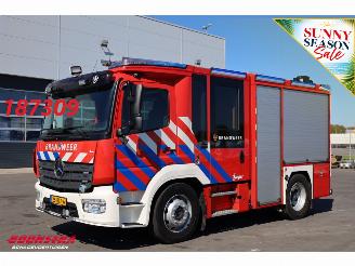 dommages camions /poids lourds Mercedes Atego 1527 Ziegler Komplett Feuerwehr 16.684 km! Euro 6 2018/11