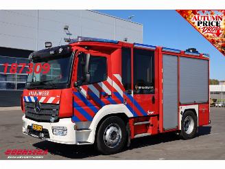 dommages camions /poids lourds Mercedes Atego 1527 Ziegler Komplett Feuerwehr 16.684 km! Euro 6 2018/11