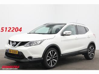 skadebil auto Nissan Qashqai 1.2 Tekna Pano Leder Cruise 360° SHZ AHK 2015/10